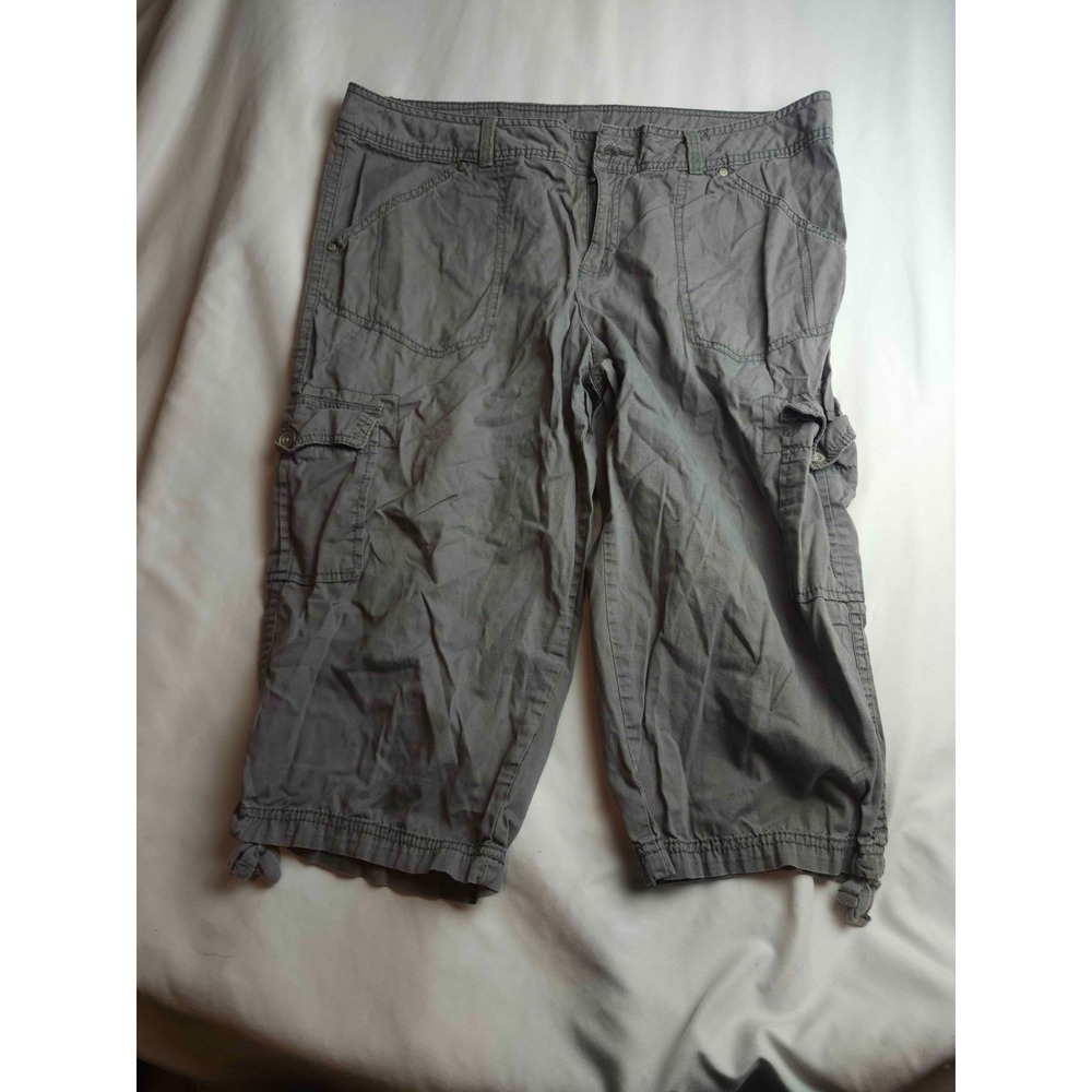 Vintage Y2K Faded Glory Cargo Pants Womens 16 Grunge Gorpcore Utility Workwear